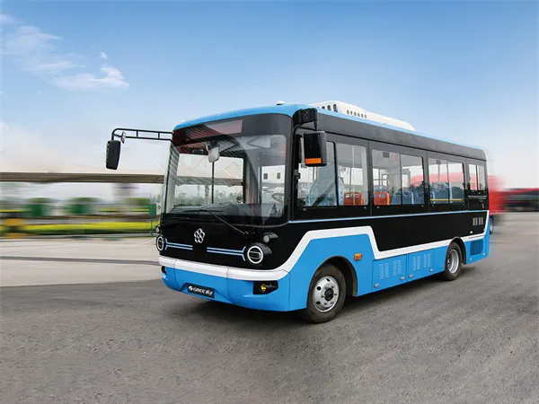 Autobús público eléctrico puro usado con 14 asientos