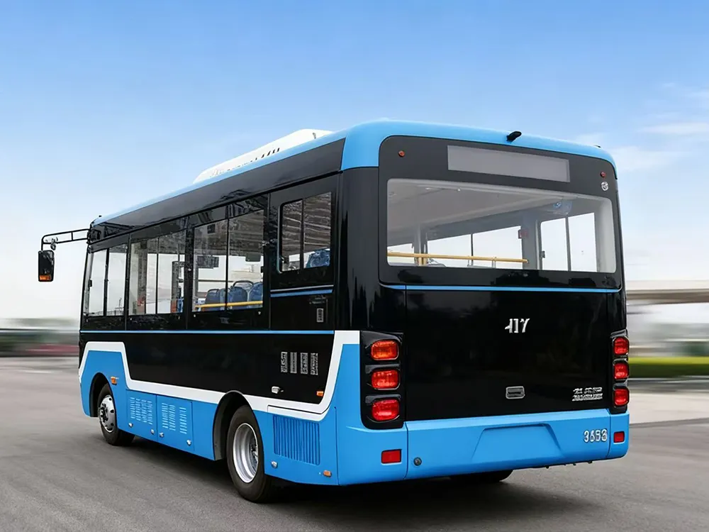 Autobús público eléctrico puro usado con 14 asientos