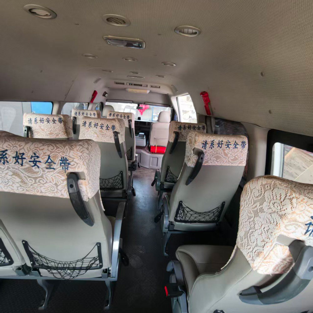 Autobús diésel usado Kinglong de 15 asientos